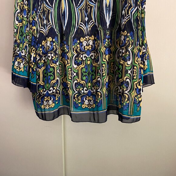 Separates by New York City Design Co., long bell sleeves Boho blouse, size 1X - Picture 4 of 10